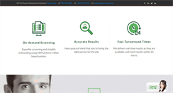 Desktop Screenshot of hrtrucheck.com